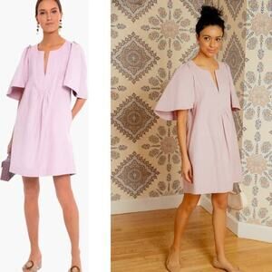 TUCKERNUCK Pomander Place Finley Flutter Sleeve Dress Lilac Purple Size Small